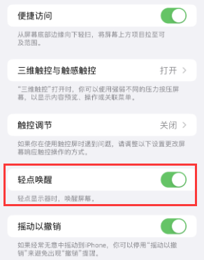 如东苹果授权维修站分享iPhone轻点无法唤醒怎么办