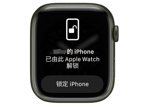 如东苹果手机维修分享用 AppleWatch 解锁配备面容 ID 的 iPhone方法 