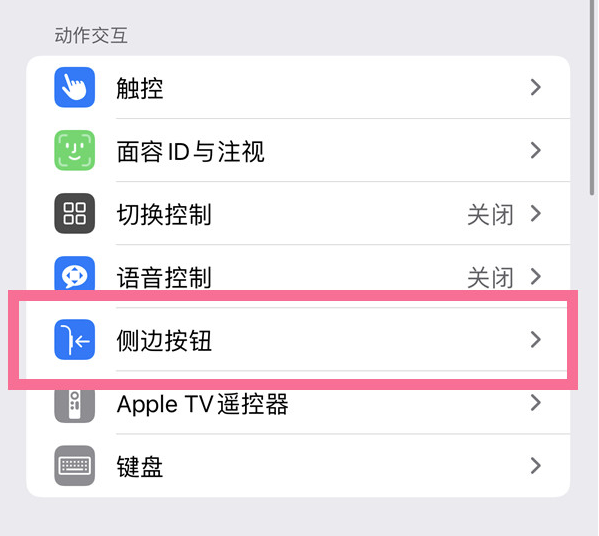 如东苹果14维修店分享iPhone14 Plus侧键双击下载功能关闭方法 